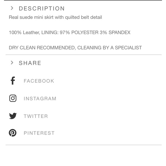 NWT Blank NYC Suede Skirt With Belt - Picture 6 of 6